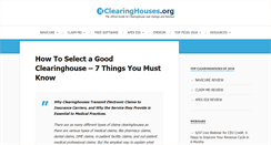 Desktop Screenshot of clearinghouses.org